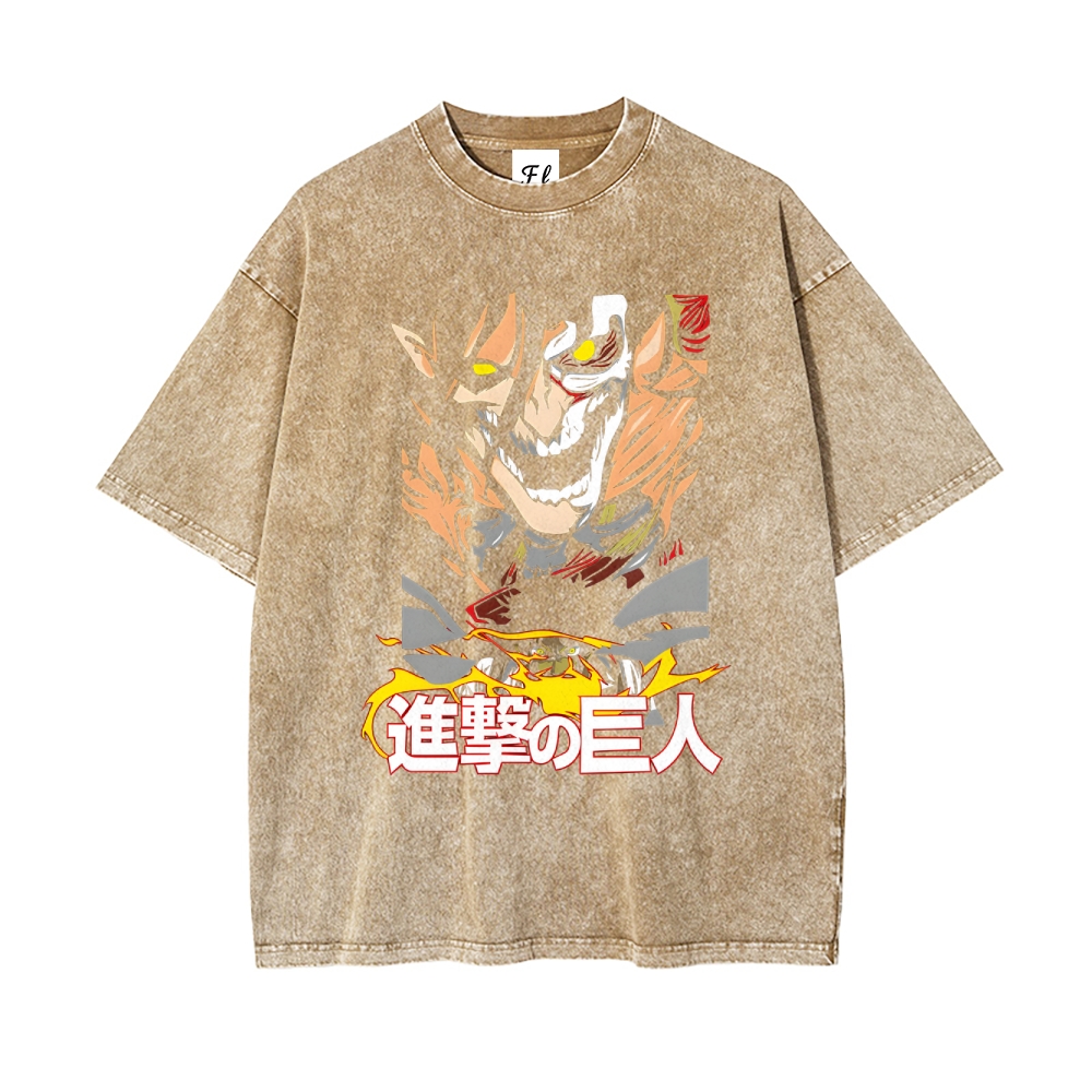 Vintage Oversized T-Shirt Attack On Titan