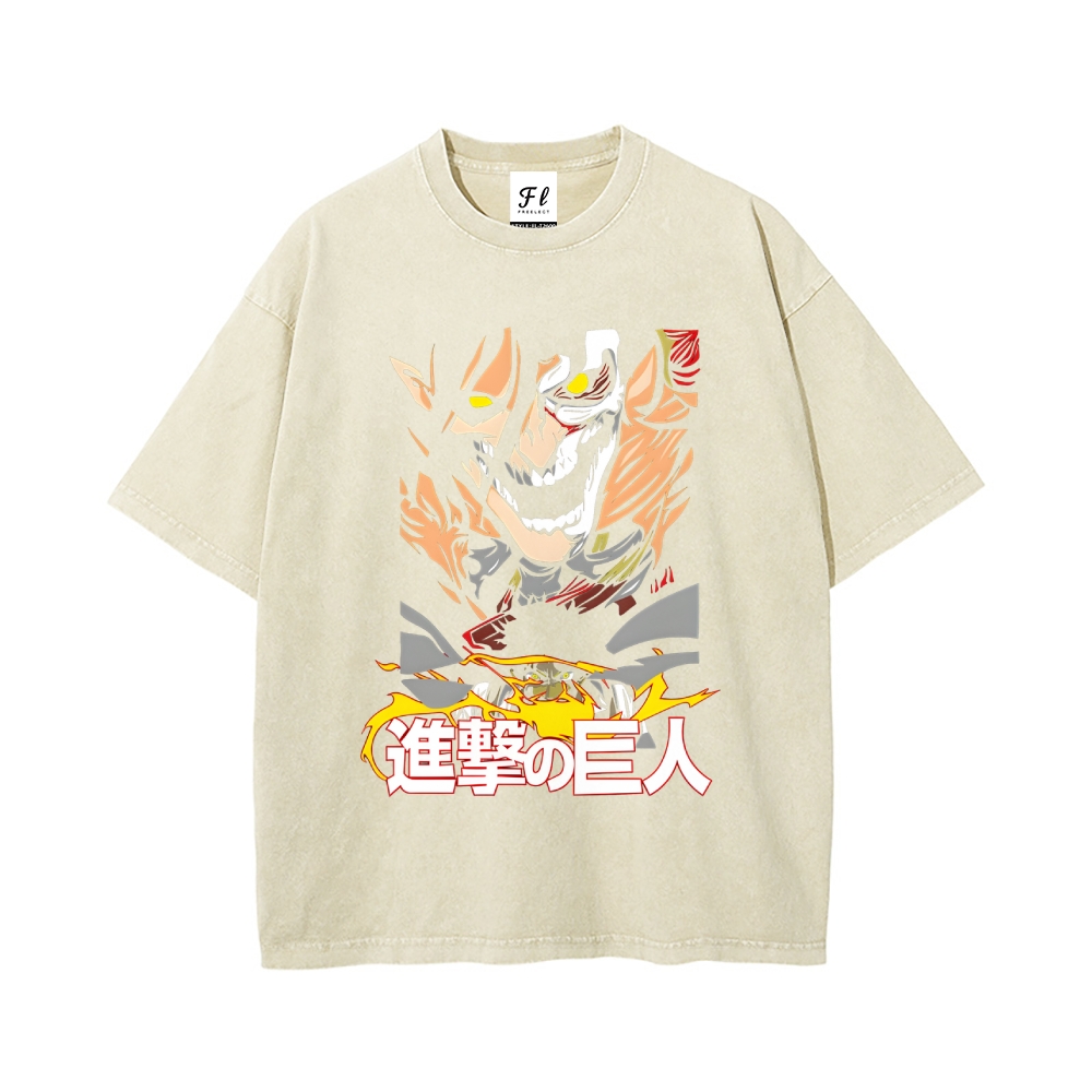 Vintage Oversized T-Shirt Attack On Titan