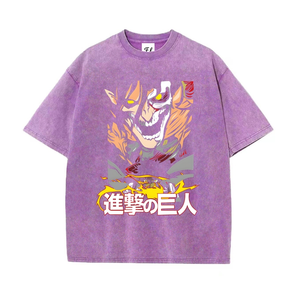 Vintage Oversized T-Shirt Attack On Titan