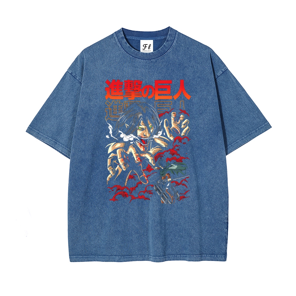 Vintage Oversized T-Shirt Attack On Titan