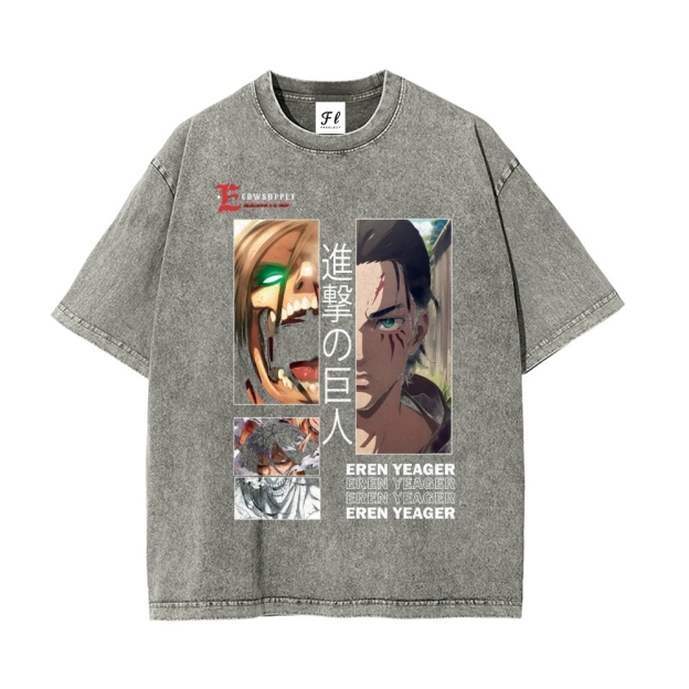 Vintage Oversized T-Shirt Attack On Titan