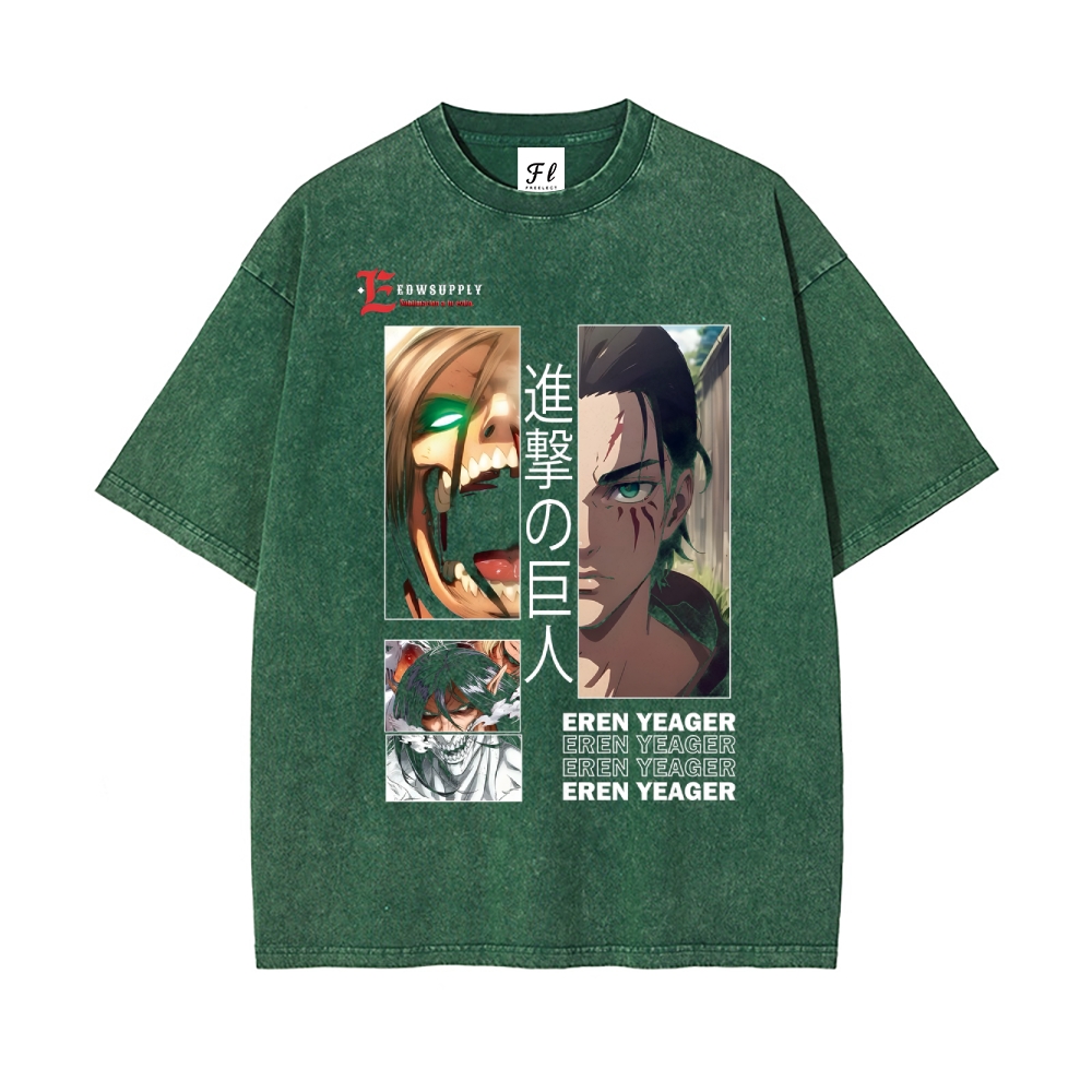 Vintage Oversized T-Shirt Attack On Titan