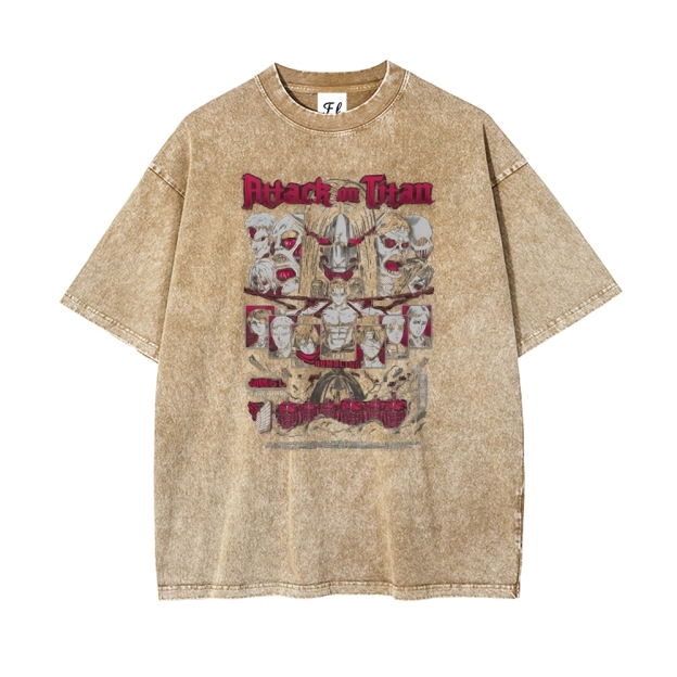 Vintage Oversized T-Shirt Attack On Titan