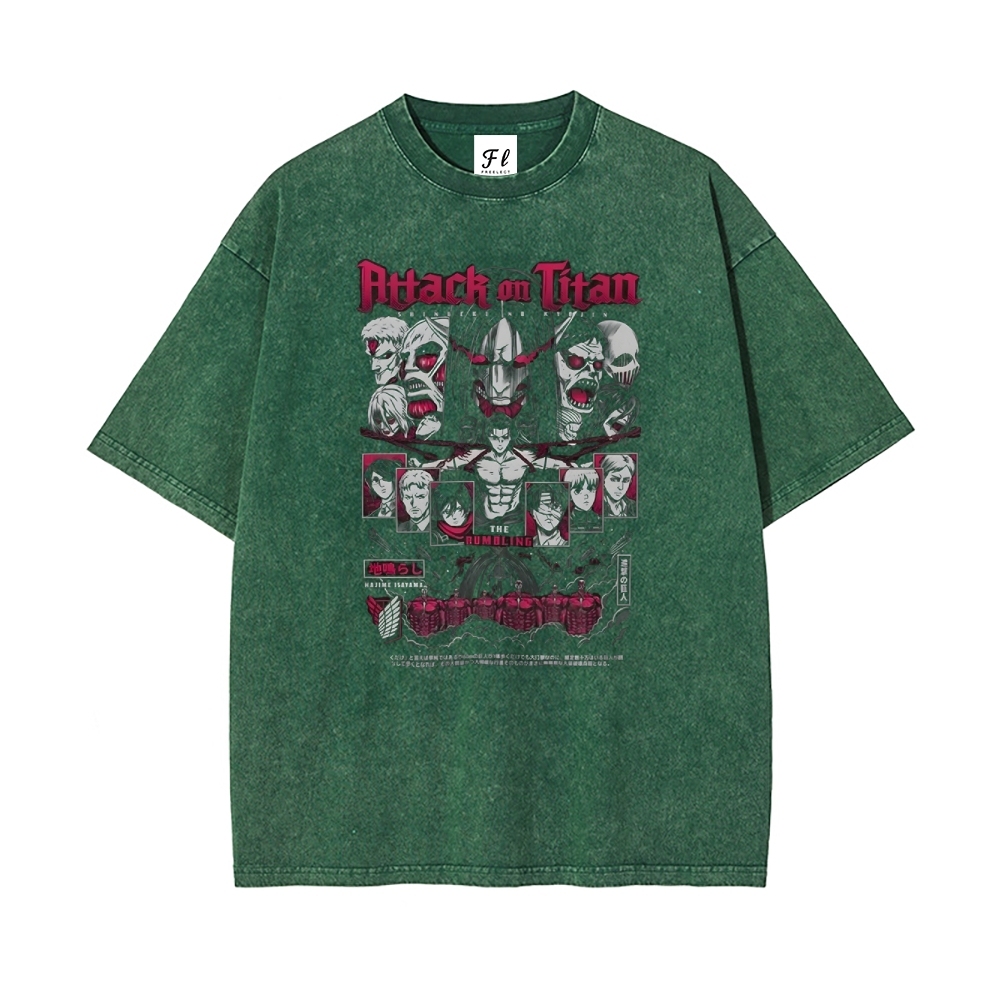 Vintage Oversized T-Shirt Attack On Titan