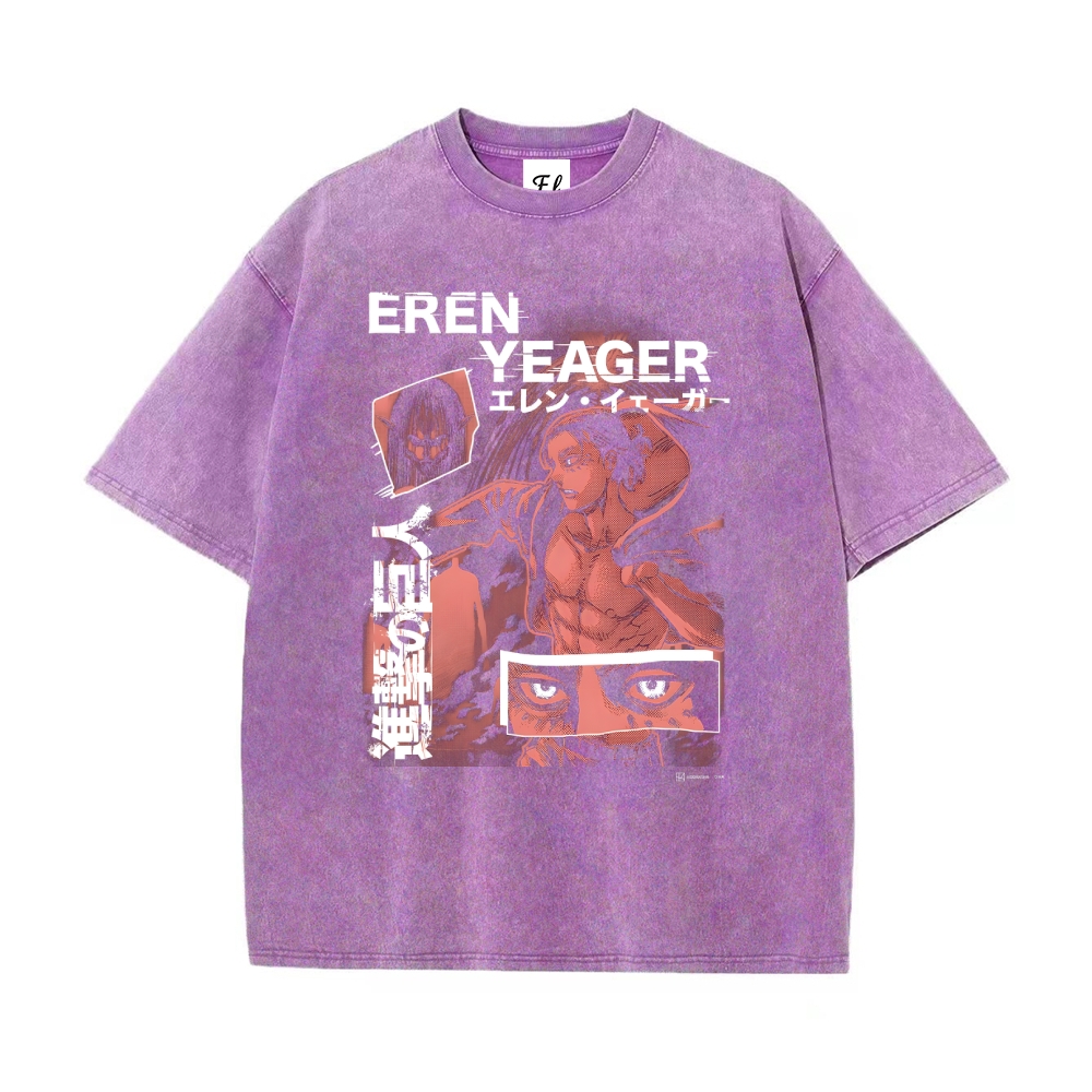 Vintage Oversized T-Shirt Attack On Titan