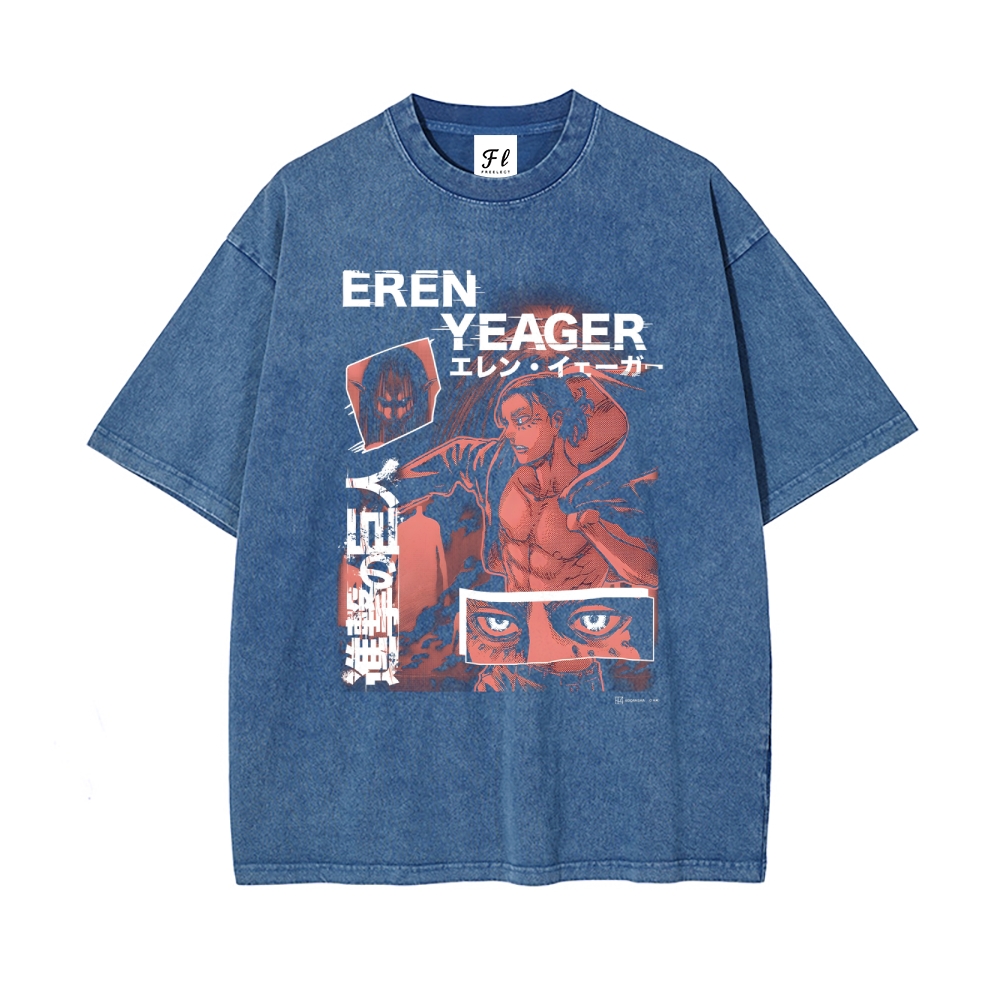 Vintage Oversized T-Shirt Attack On Titan