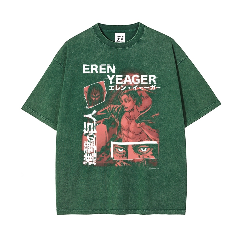 Vintage Oversized T-Shirt Attack On Titan