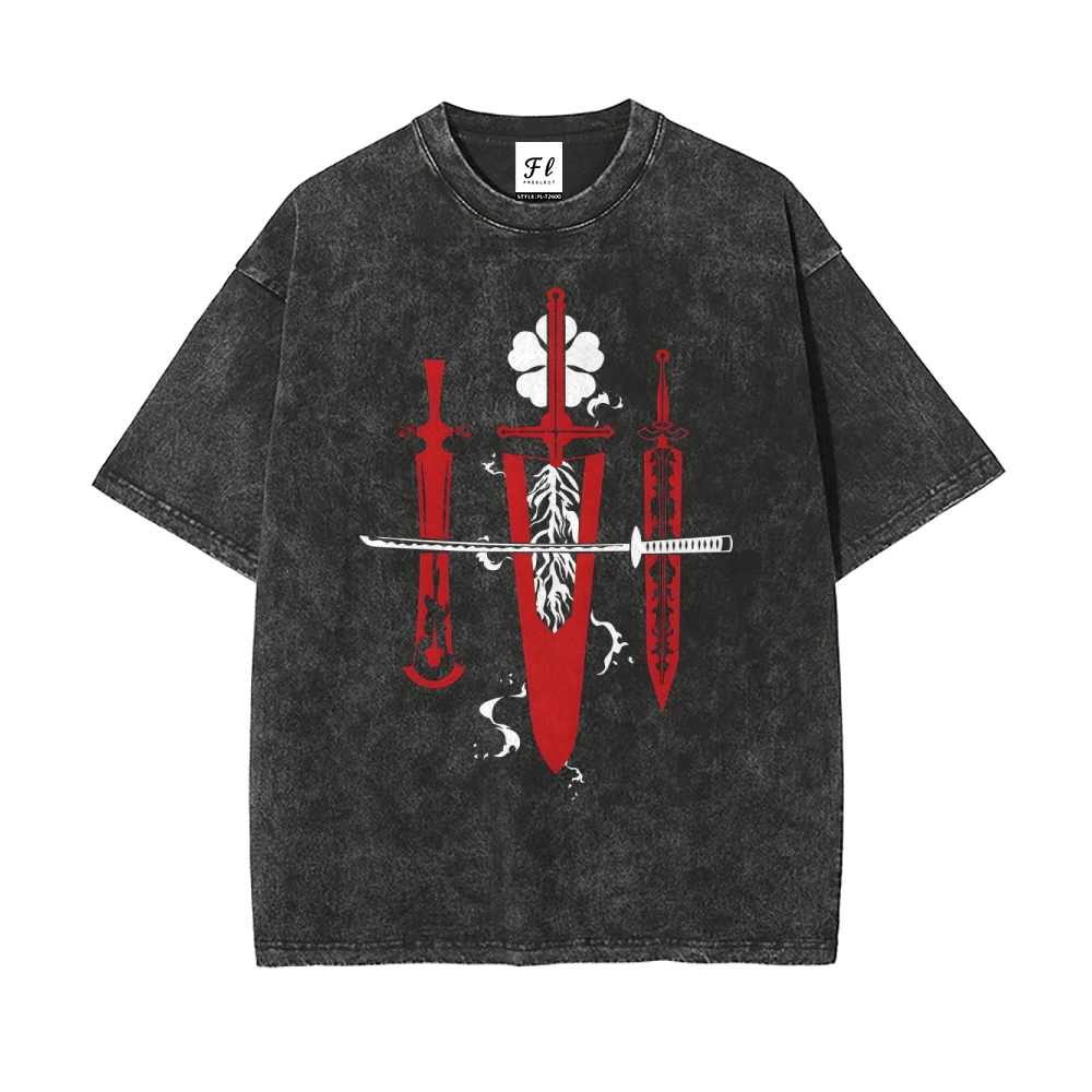 Vintage Oversized T-Shirt Bleach