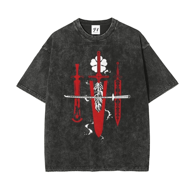 Vintage Oversized T-Shirt Bleach