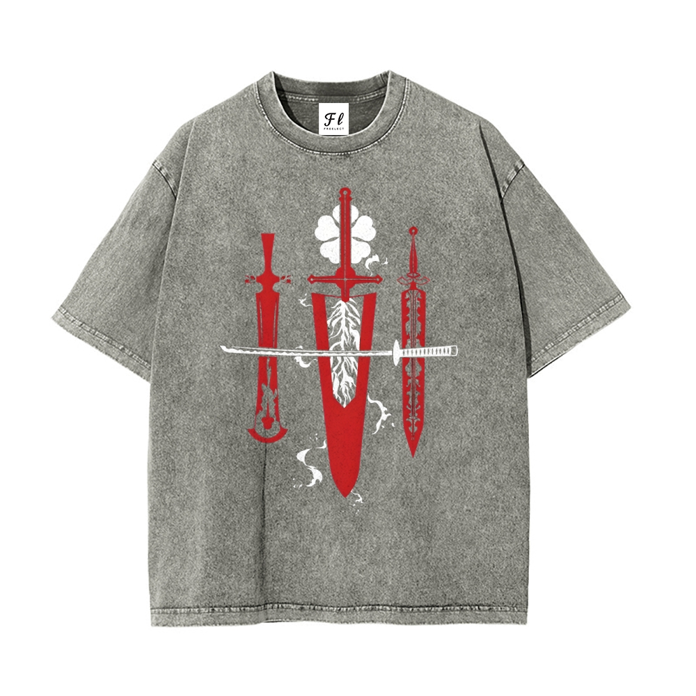 Vintage Oversized T-Shirt Bleach