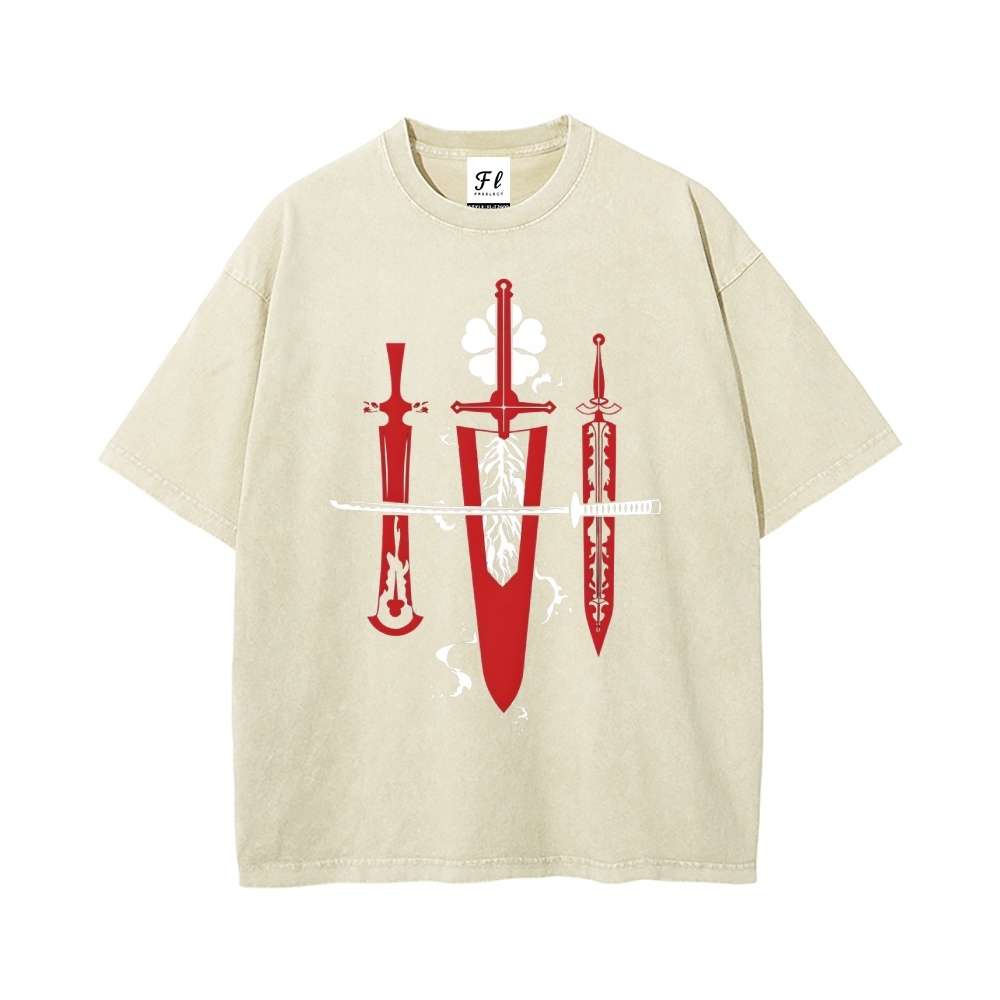 Vintage Oversized T-Shirt Bleach