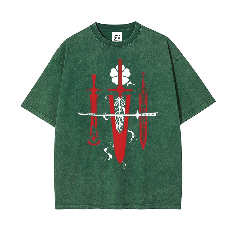 Vintage Oversized T-Shirt Bleach