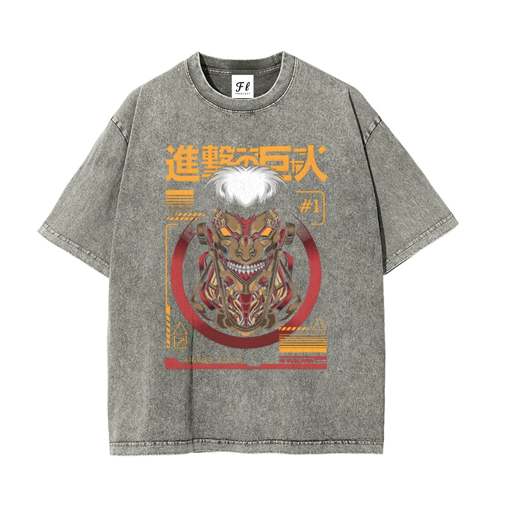 Vintage Oversized T-Shirt Attack On Titan