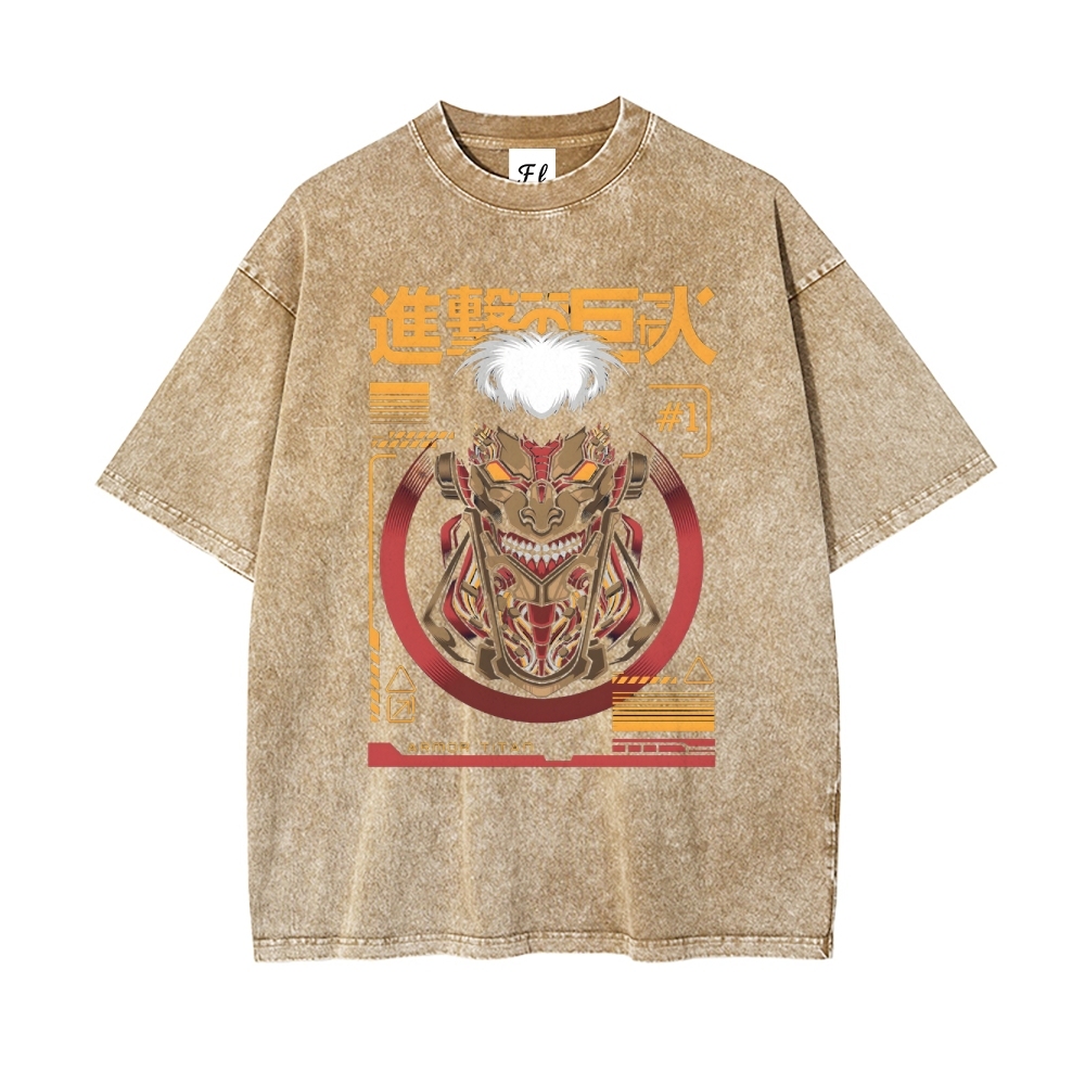 Vintage Oversized T-Shirt Attack On Titan