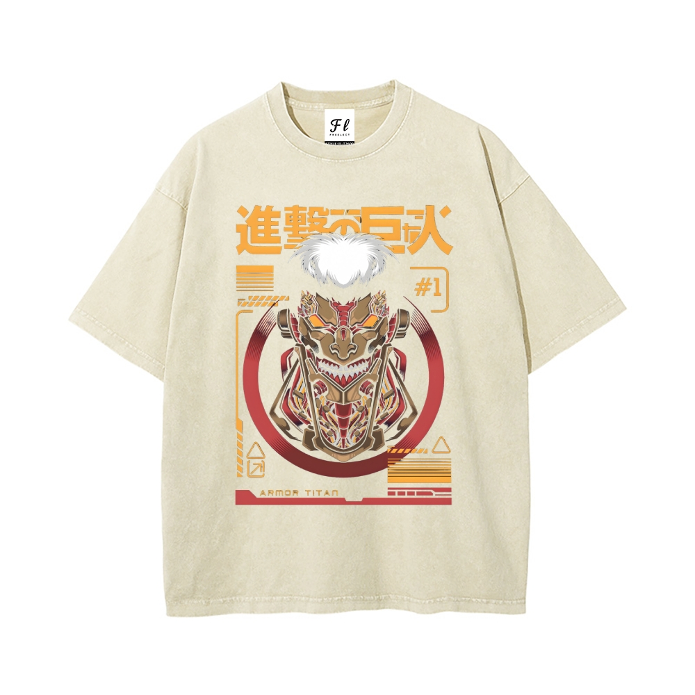 Vintage Oversized T-Shirt Attack On Titan