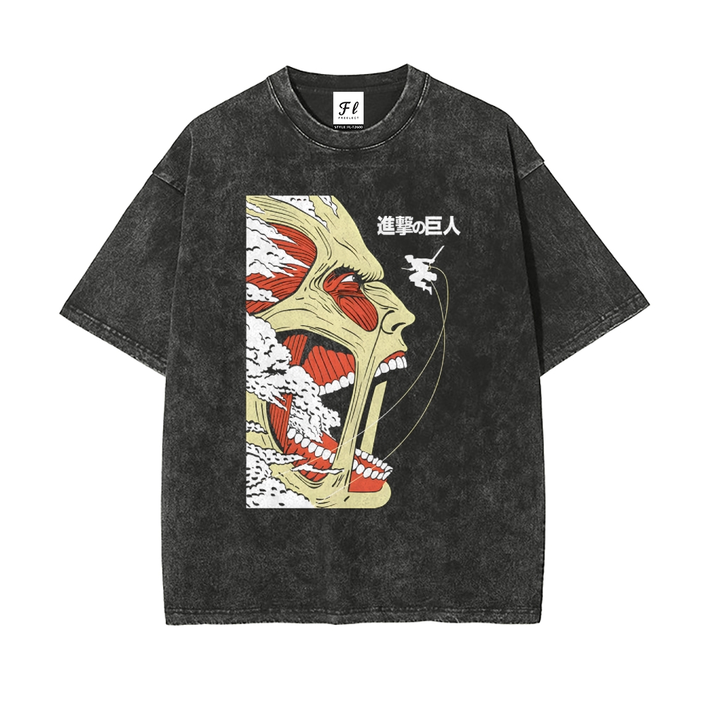 Vintage Oversized T-Shirt Attack On Titan