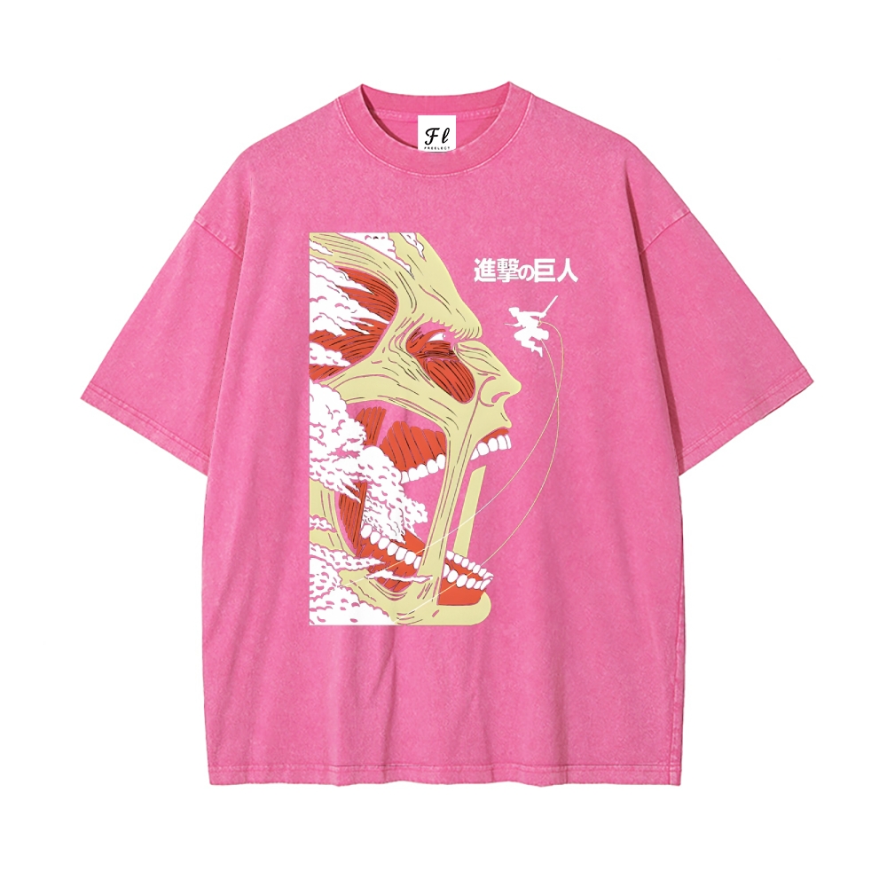 Vintage Oversized T-Shirt Attack On Titan