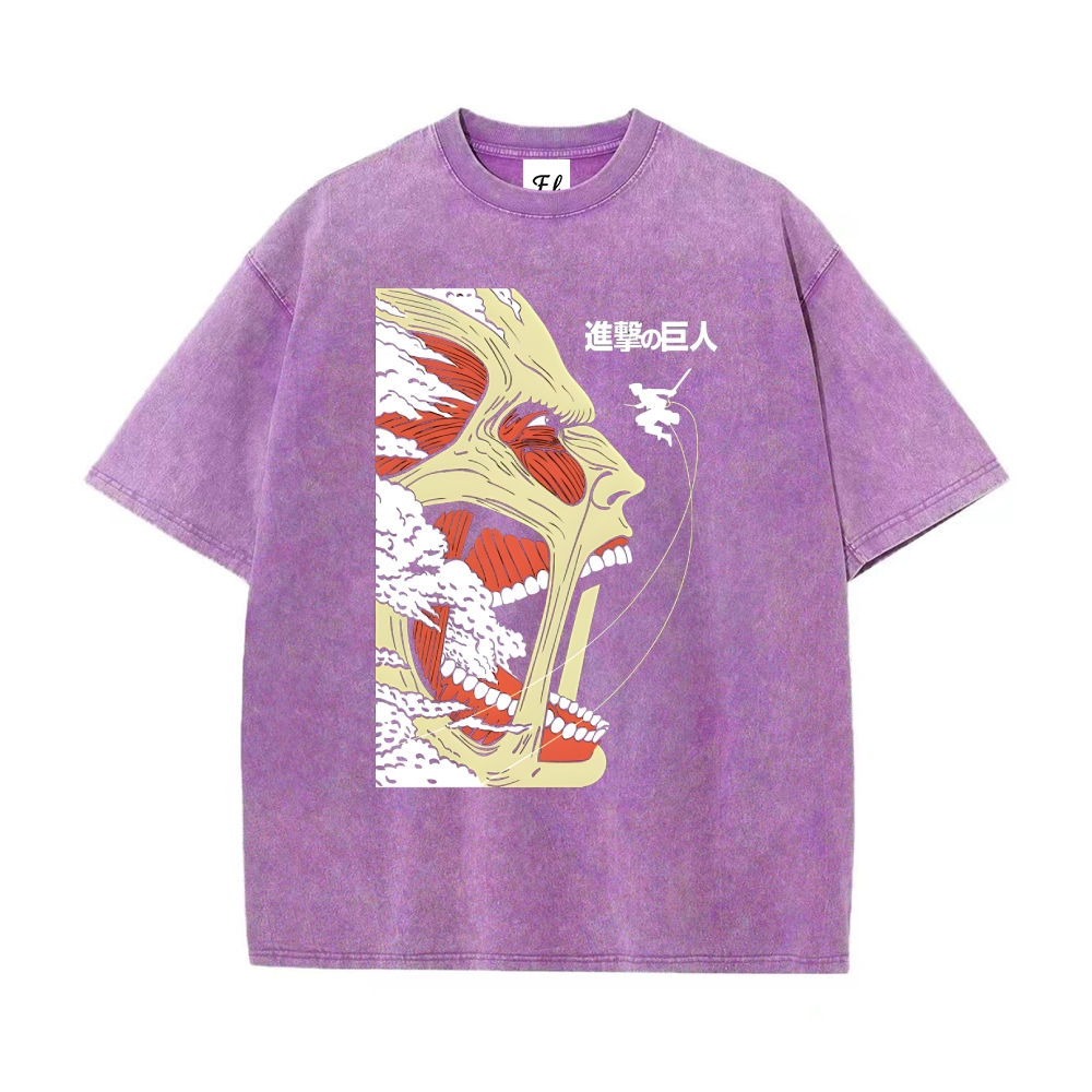 Vintage Oversized T-Shirt Attack On Titan