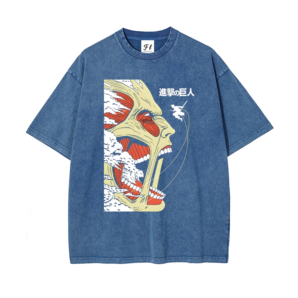 Vintage Oversized T-Shirt Attack On Titan