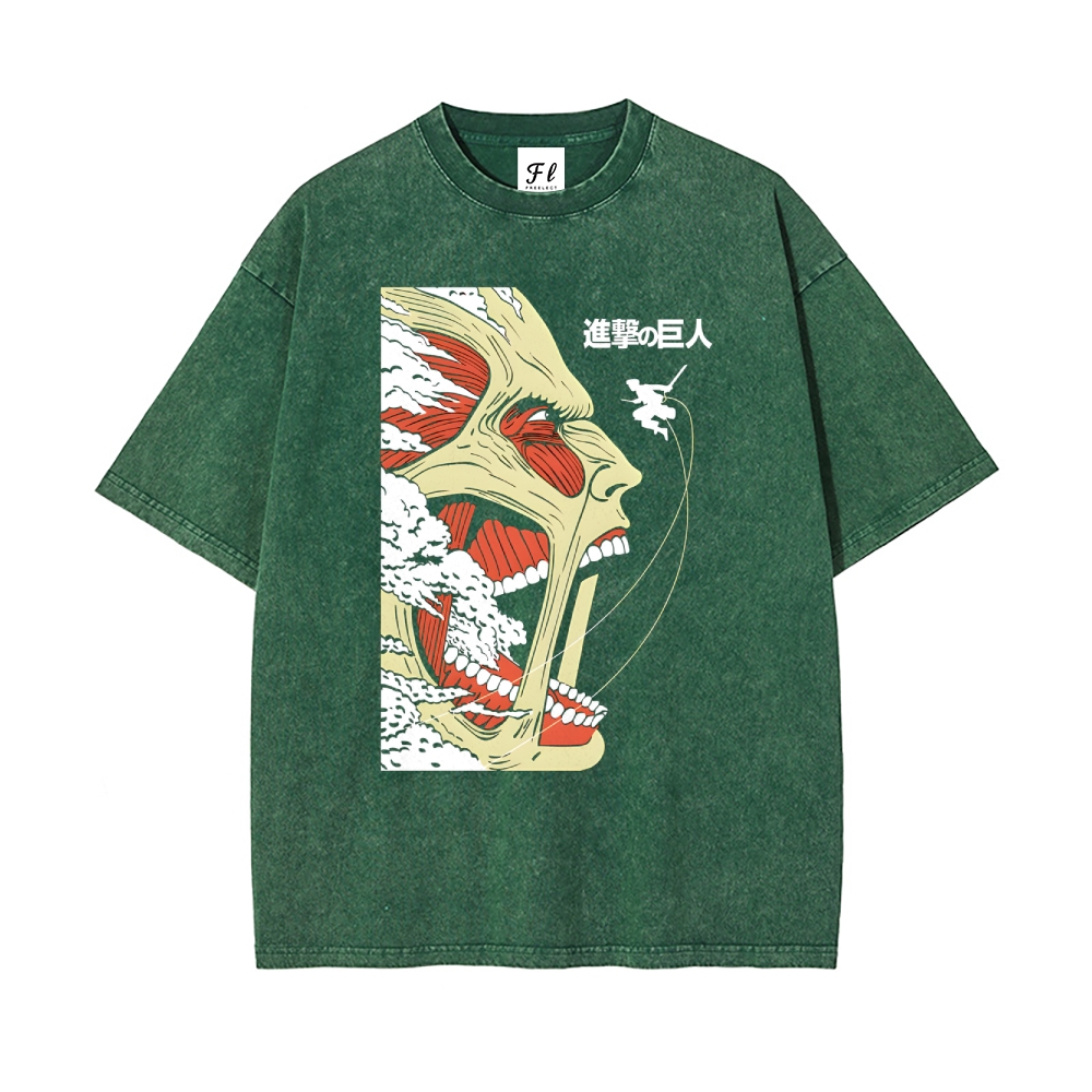 Vintage Oversized T-Shirt Attack On Titan