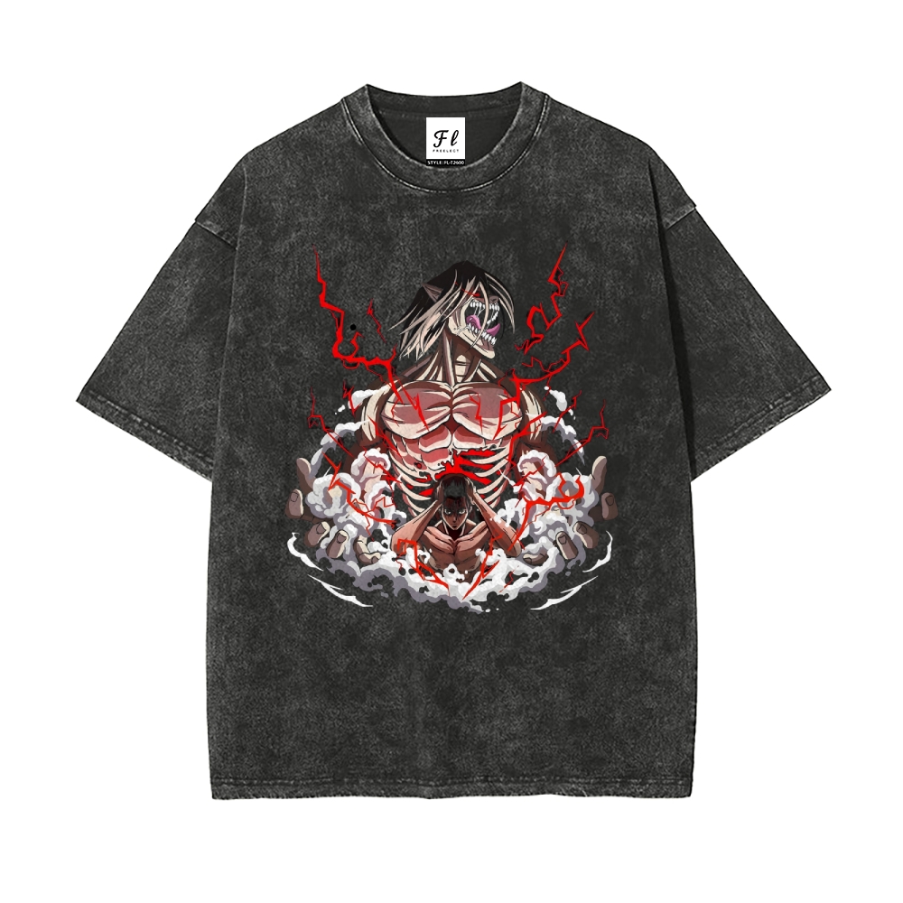 Vintage Oversized T-Shirt Attack On Titan