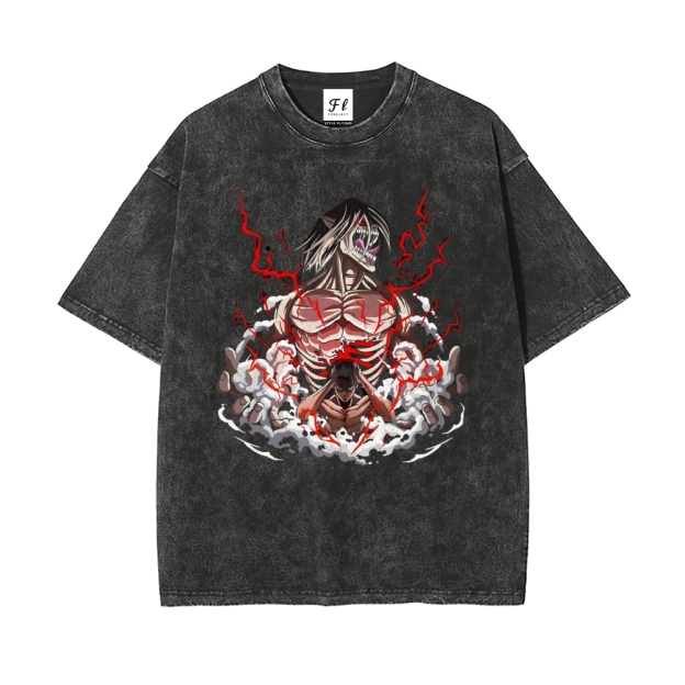 Vintage Oversized T-Shirt Attack On Titan