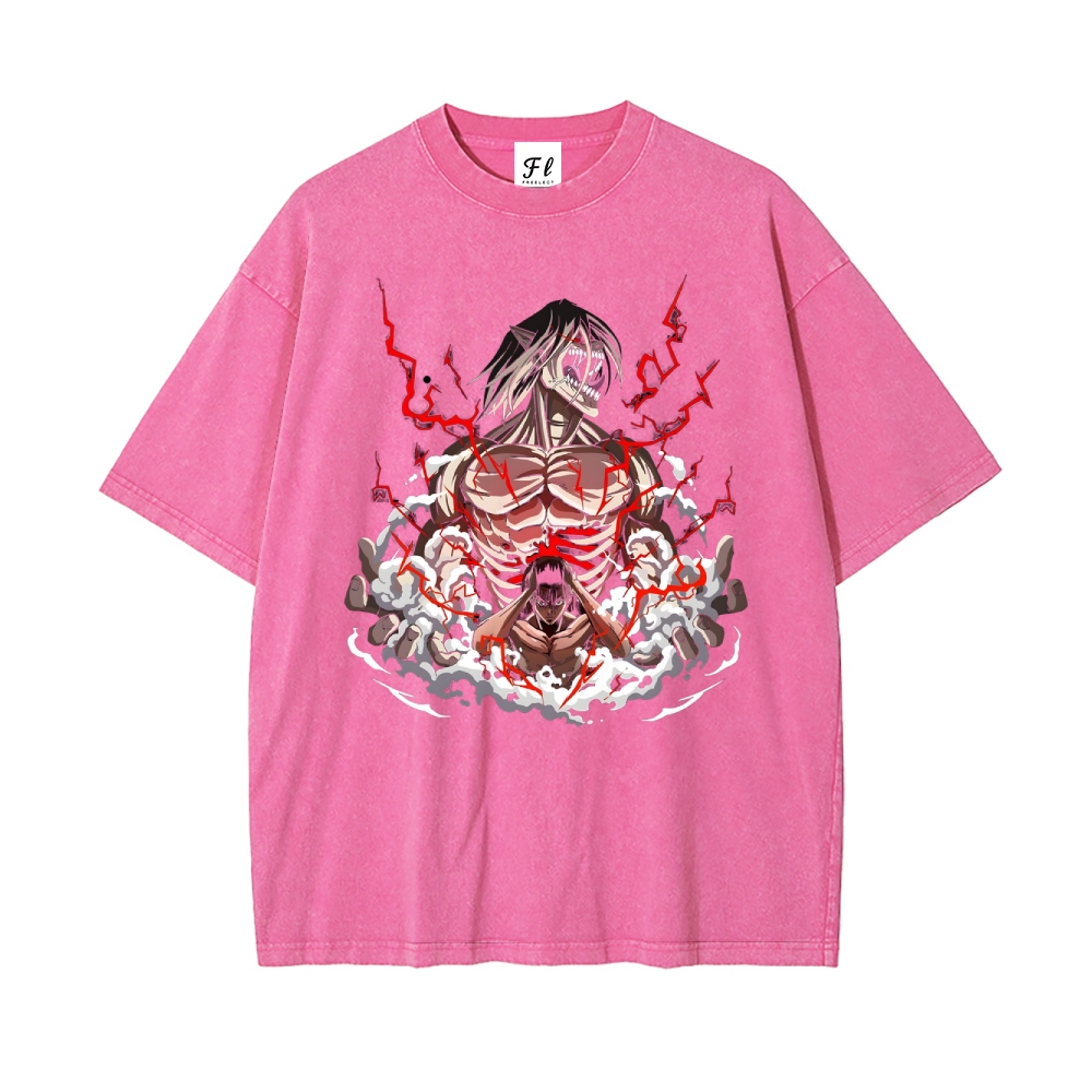 Vintage Oversized T-Shirt Attack On Titan