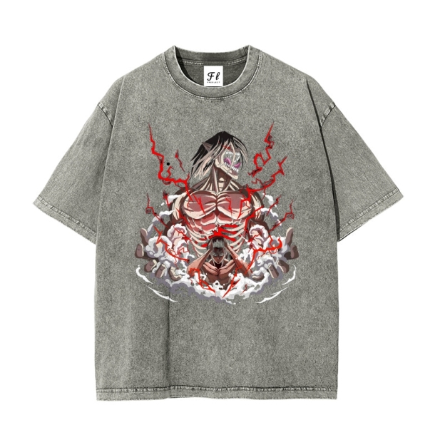 Vintage Oversized T-Shirt Attack On Titan