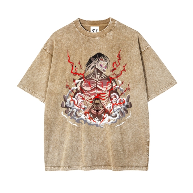 Vintage Oversized T-Shirt Attack On Titan