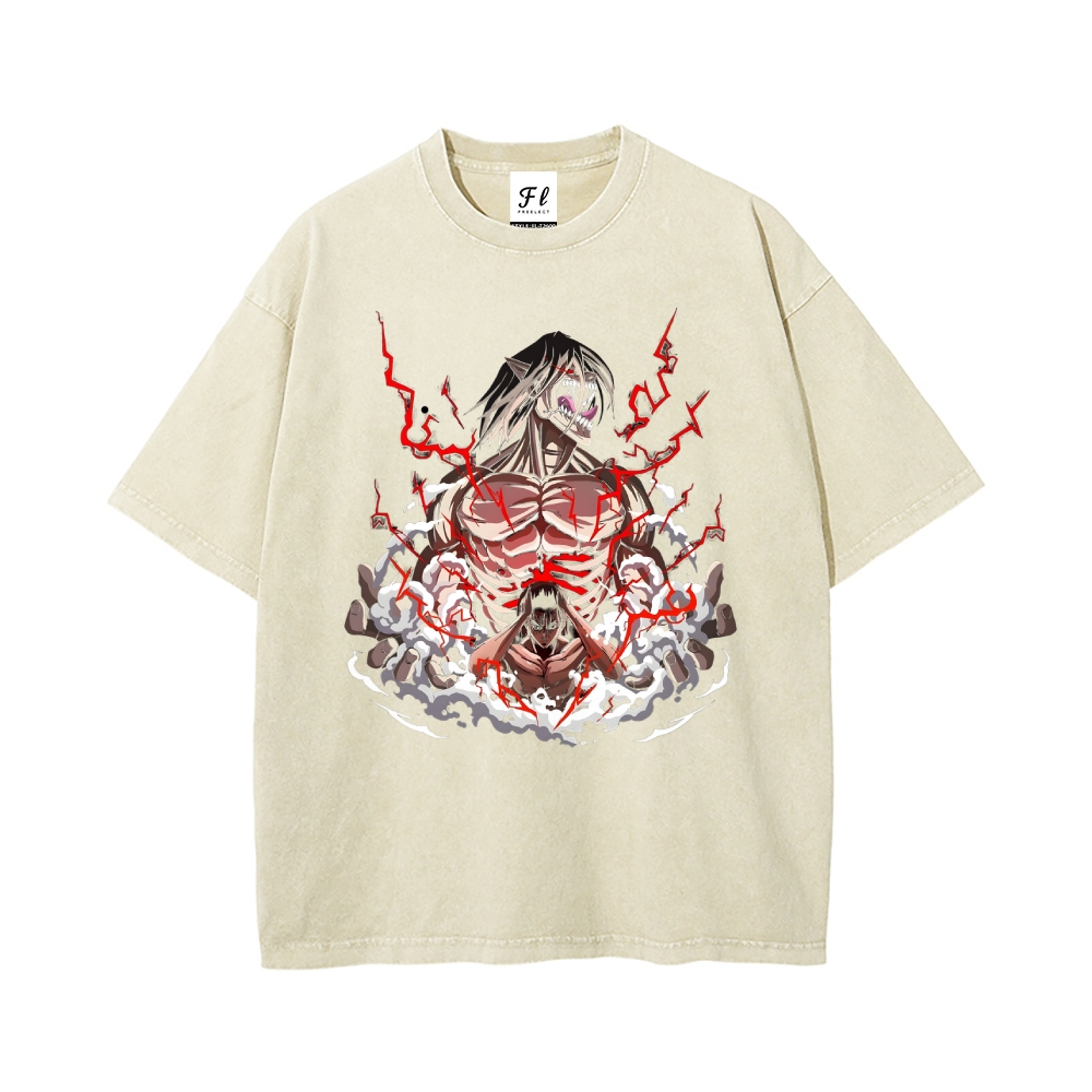 Vintage Oversized T-Shirt Attack On Titan