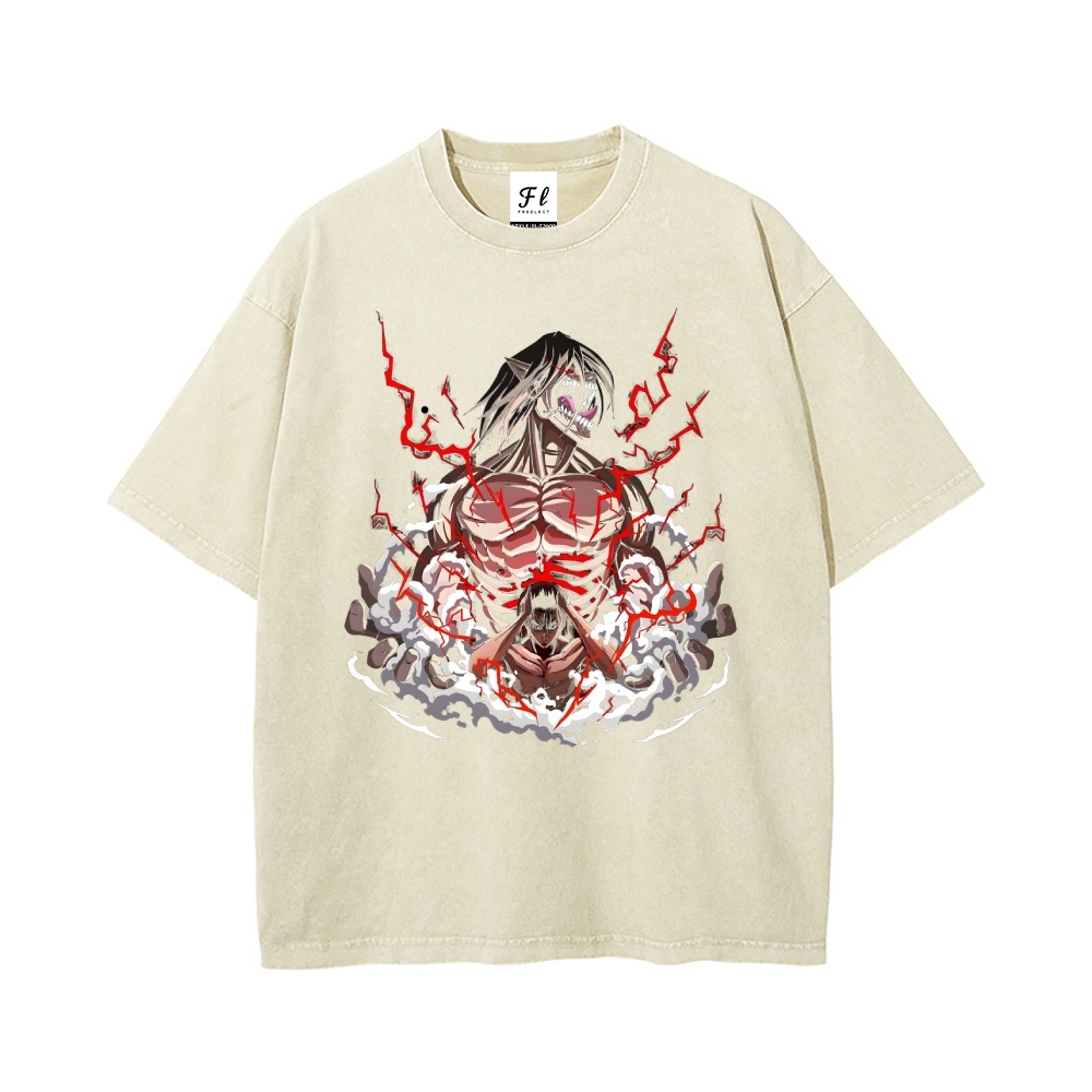 Vintage Oversized T-Shirt Attack On Titan