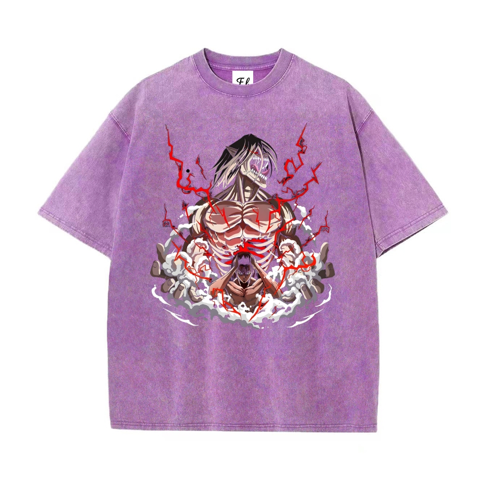 Vintage Oversized T-Shirt Attack On Titan