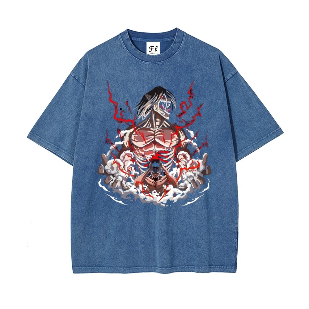 Vintage Oversized T-Shirt Attack On Titan