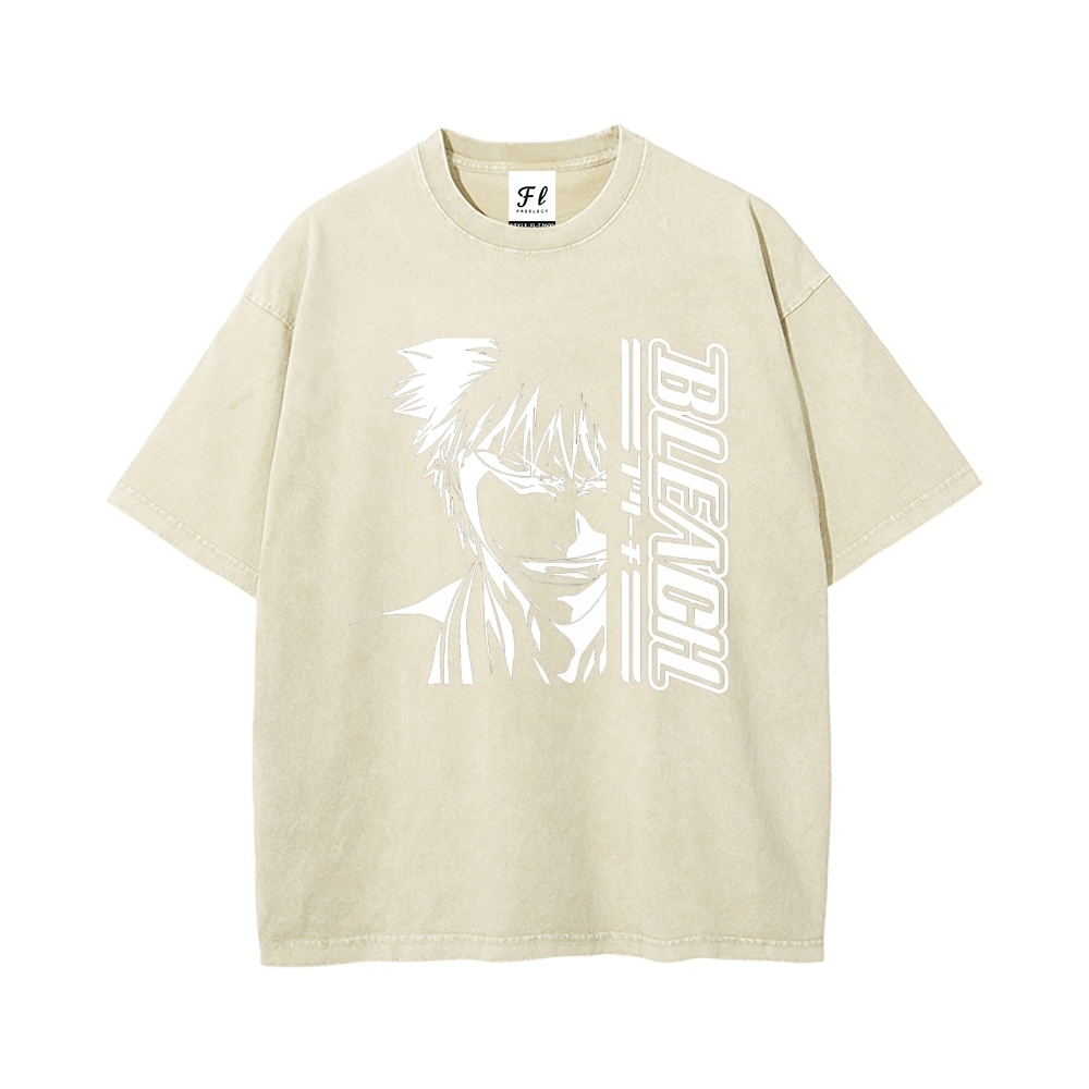 Vintage Oversized T-Shirt Bleach