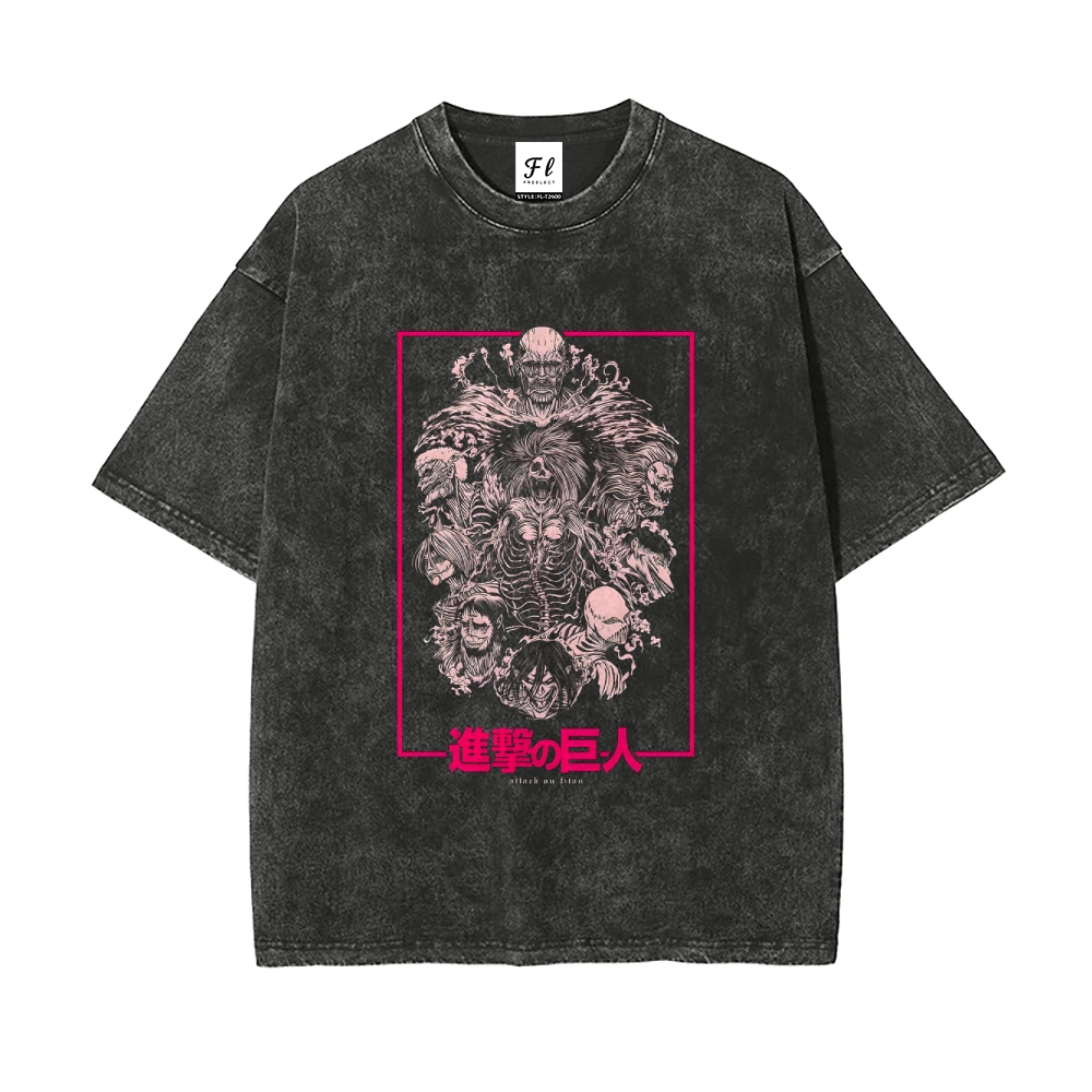 Vintage Oversized T-Shirt Attack On Titan