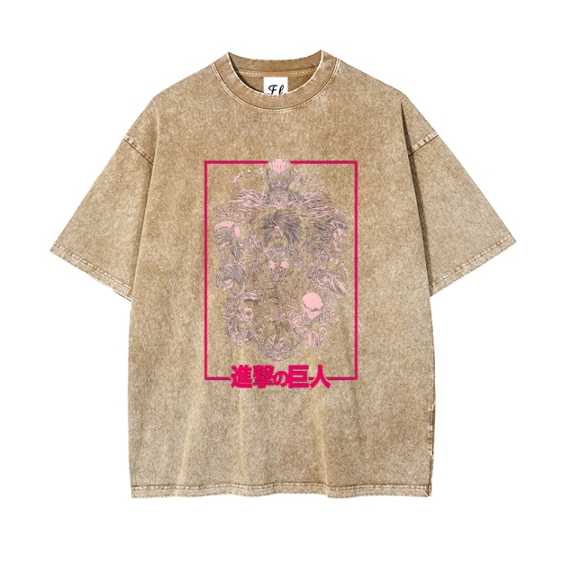 Vintage Oversized T-Shirt Attack On Titan