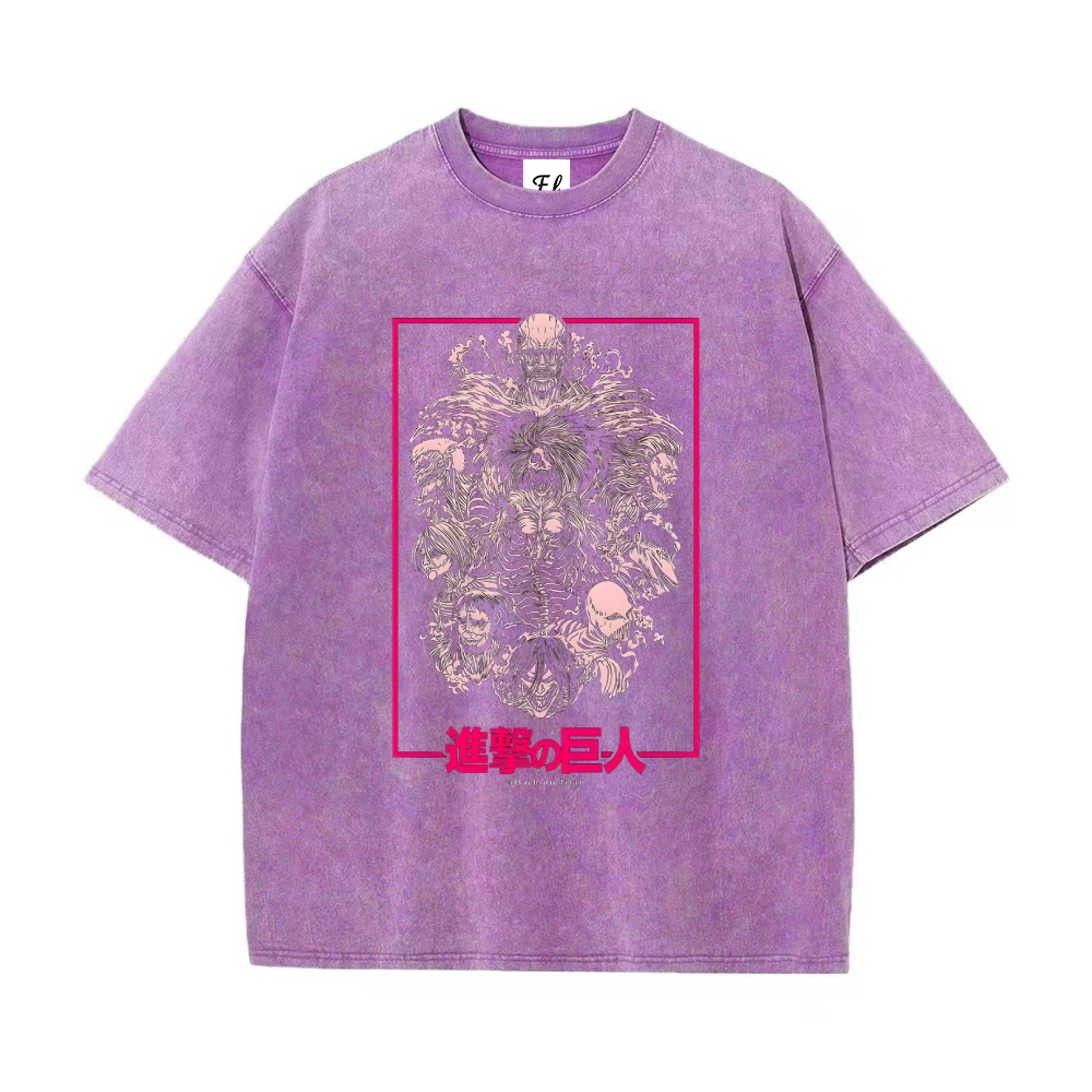 Vintage Oversized T-Shirt Attack On Titan