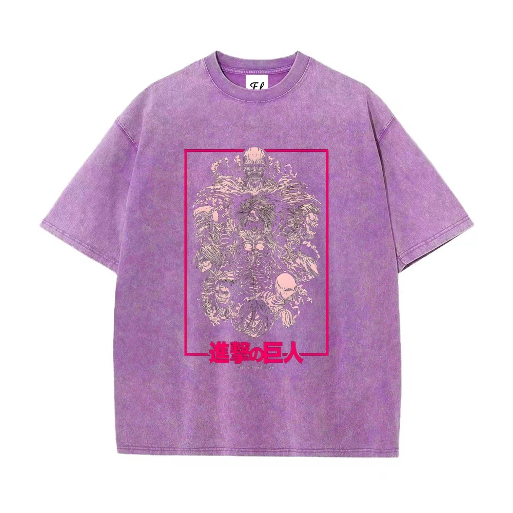 Vintage Oversized T-Shirt Attack On Titan