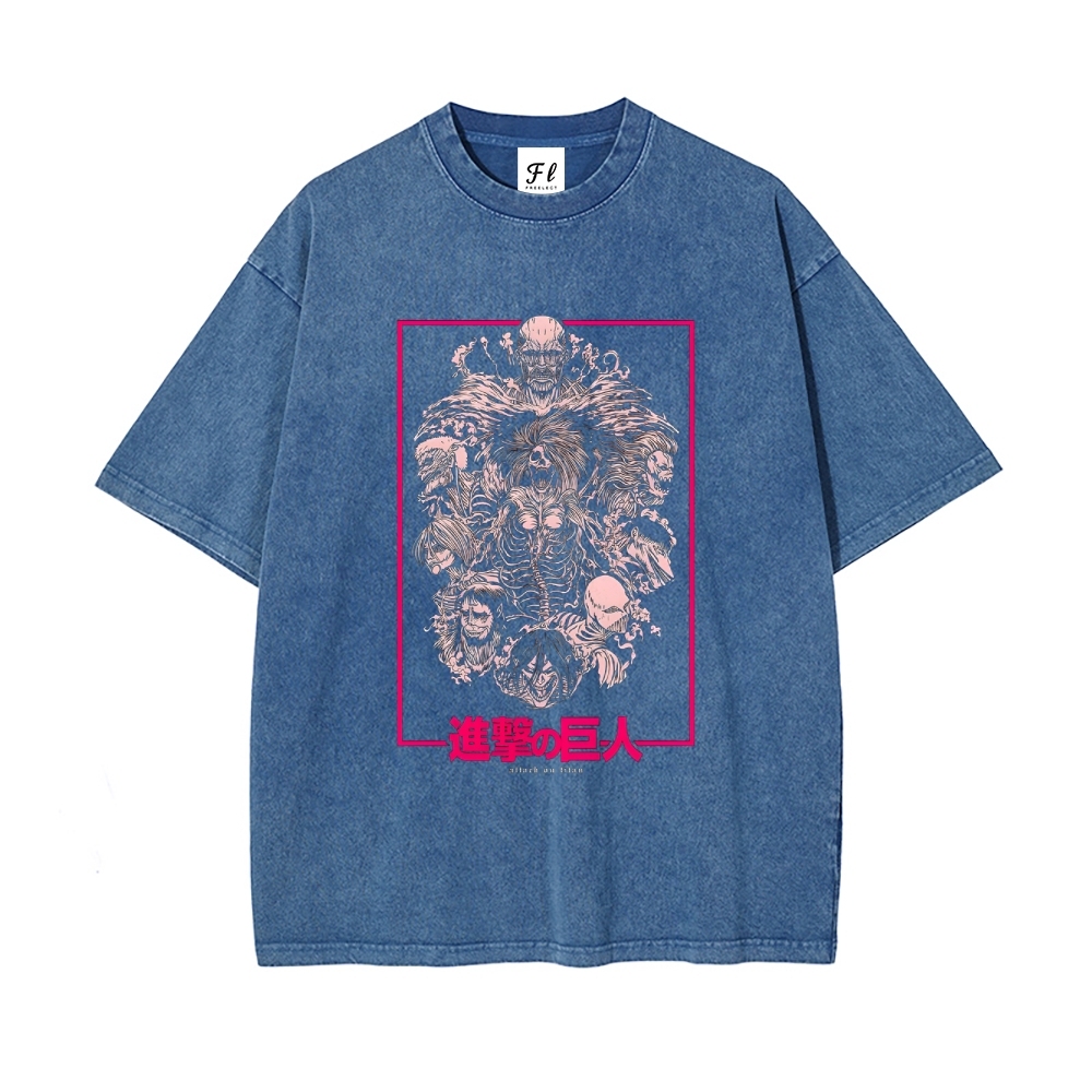 Vintage Oversized T-Shirt Attack On Titan