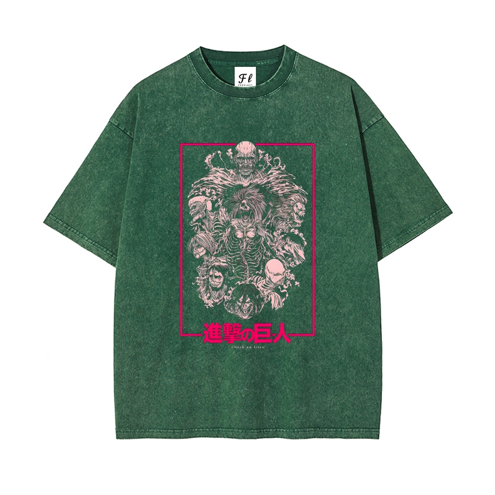 Vintage Oversized T-Shirt Attack On Titan