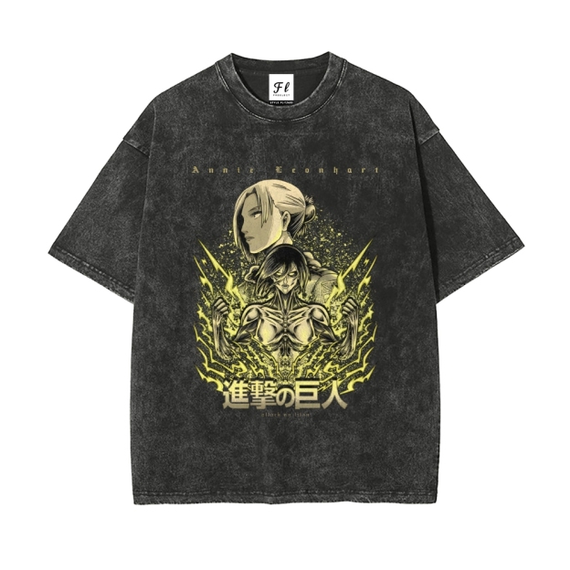 Vintage Oversized T-Shirt Attack On Titan
