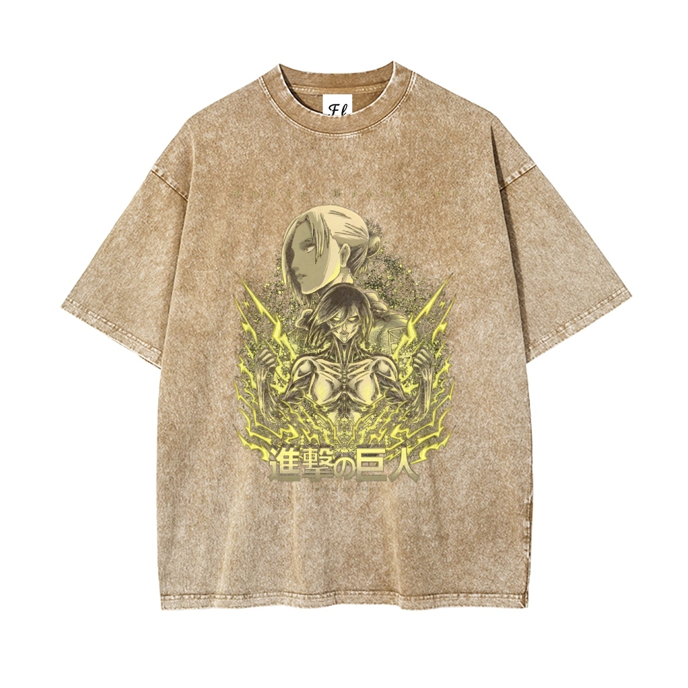 Vintage Oversized T-Shirt Attack On Titan
