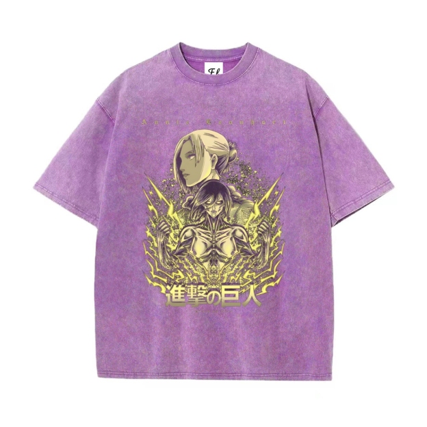 Vintage Oversized T-Shirt Attack On Titan