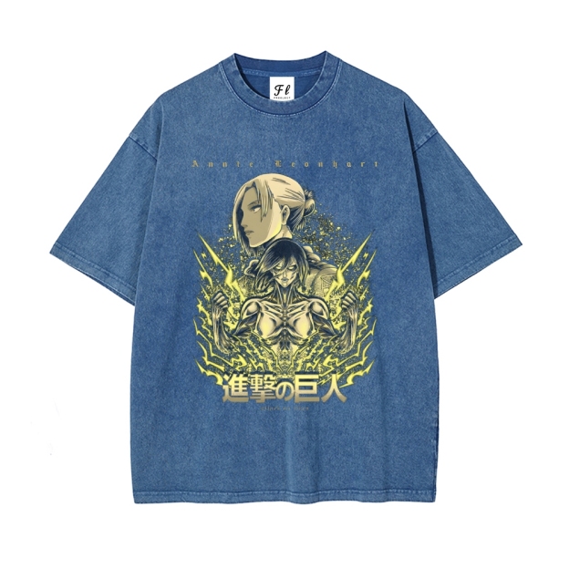 Vintage Oversized T-Shirt Attack On Titan