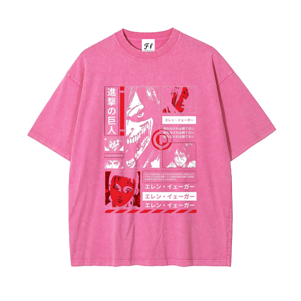 Vintage Oversized T-Shirt Attack On Titan