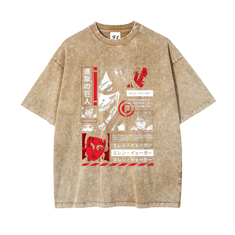 Vintage Oversized T-Shirt Attack On Titan