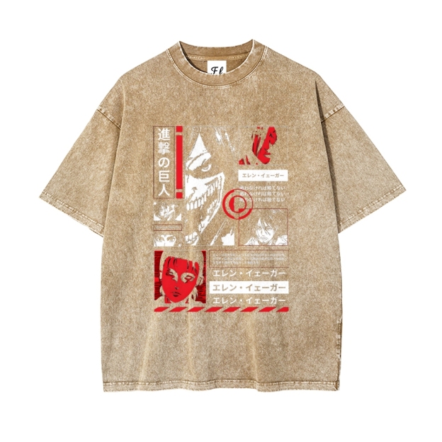Vintage Oversized T-Shirt Attack On Titan