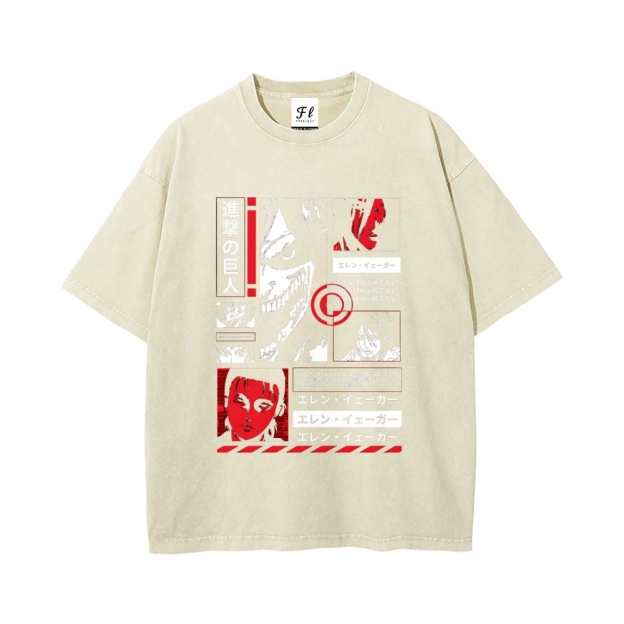 Vintage Oversized T-Shirt Attack On Titan