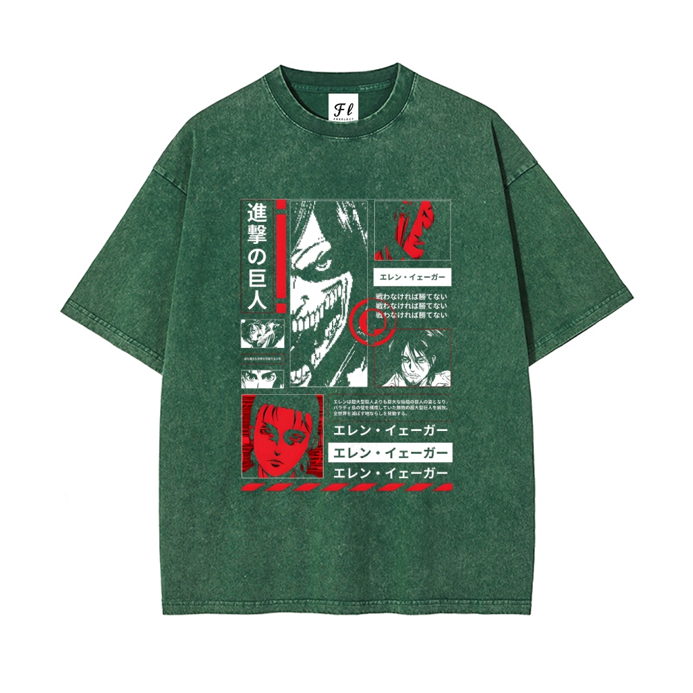 Vintage Oversized T-Shirt Attack On Titan