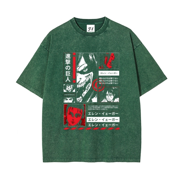 Vintage Oversized T-Shirt Attack On Titan